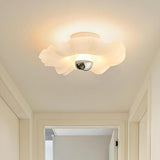 Hallway Mini Romantic Floral LED Semi-Flush Mount Light Image - 3