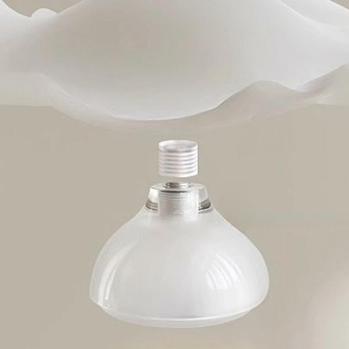 Hallway Mini Romantic Floral LED Semi-Flush Mount Light Image - 9