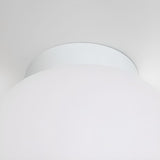 Hallway Minimalist Globe LED Semi-Flush Mount Light Image - 7