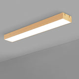 Hallway Radar Sensing Rectangle LED Flush Mount Light Image - 11