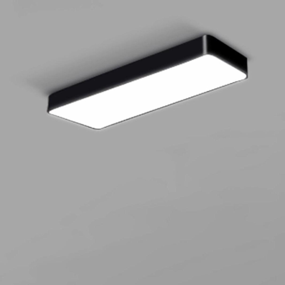 Hallway Radar Sensing Rectangle LED Flush Mount Light Image - 5