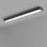 Hallway Radar Sensing Rectangle LED Flush Mount Light Image - 7