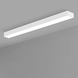 Hallway Radar Sensing Rectangle LED Flush Mount Light Image - 8