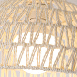 Hallway Rustic Woven Vaulted Semi-Flush Mount Light  Image - 10