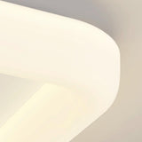 Hallway White Round Ball LED Flush Mount Ceiling Light Image - 15