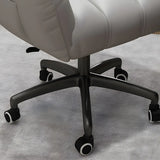 Houndstooth Upholstered Gaming Office Chair with Wheels Image - 15