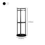 Indoor Round Multi-Tier Floor Metal Plant Stand Black #size