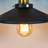 Industrial 3-Light Black Cone Island Pendant Light Image - 17