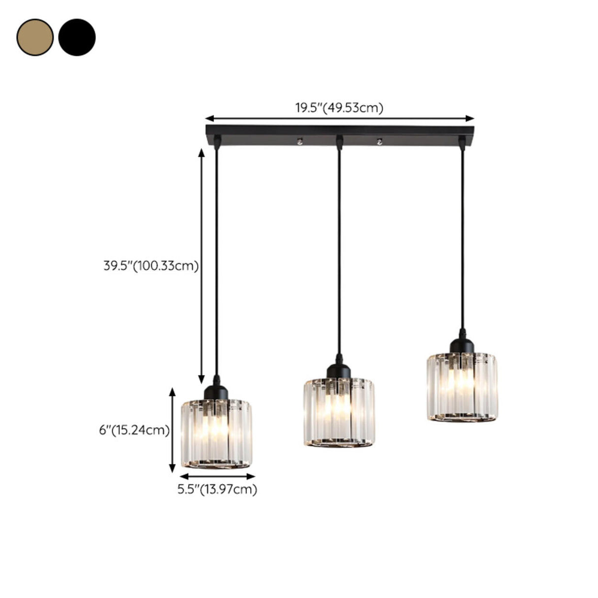 Industrial 3-Light Cage Metal Wire Island Pendant Light 