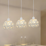 Industrial 3-Light Cage Metal Wire Island Pendant Light Image - 3