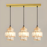 Industrial 3-Light Cage Metal Wire Island Pendant Light Image - 4