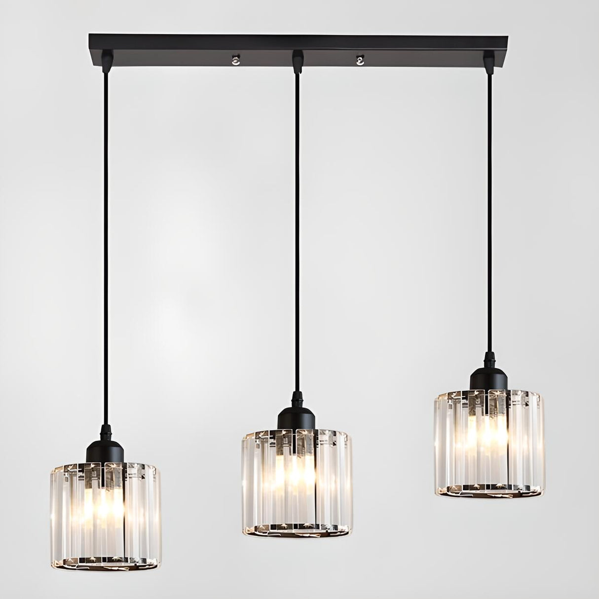 Industrial 3-Light Cage Metal Wire Island Pendant Light Image - 5