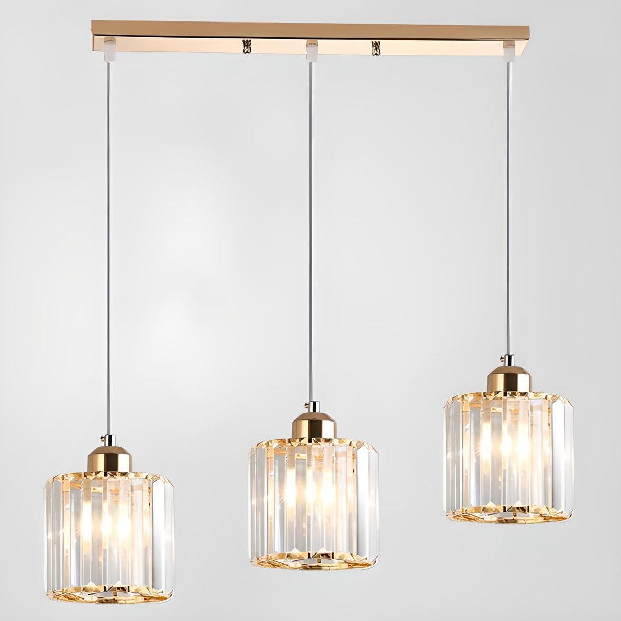 Industrial 3-Light Cage Metal Wire Island Pendant Light Image - 6