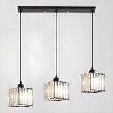 Industrial 3-Light Cage Metal Wire Island Pendant Light Image - 9