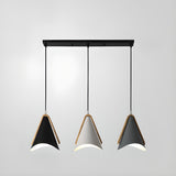 Industrial 3-Light Pyramid Cage Island Pendant Light Image - 14