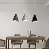 Industrial 3-Light Pyramid Cage Island Pendant Light Image - 2