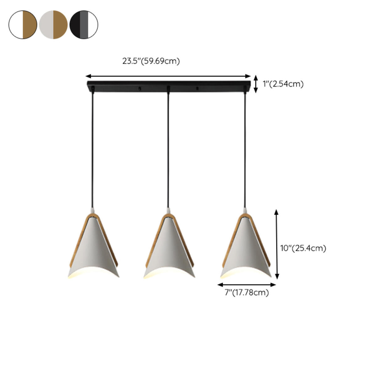 Industrial 3-Light Pyramid Cage Island Pendant Light Image - 22