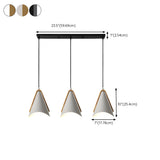 Industrial 3-Light Pyramid Cage Island Pendant Light Image - 22