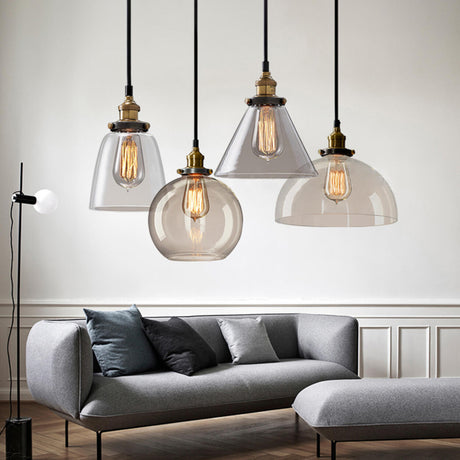 Industrial 4-Light Geometric Island Ceiling Light Image - 1