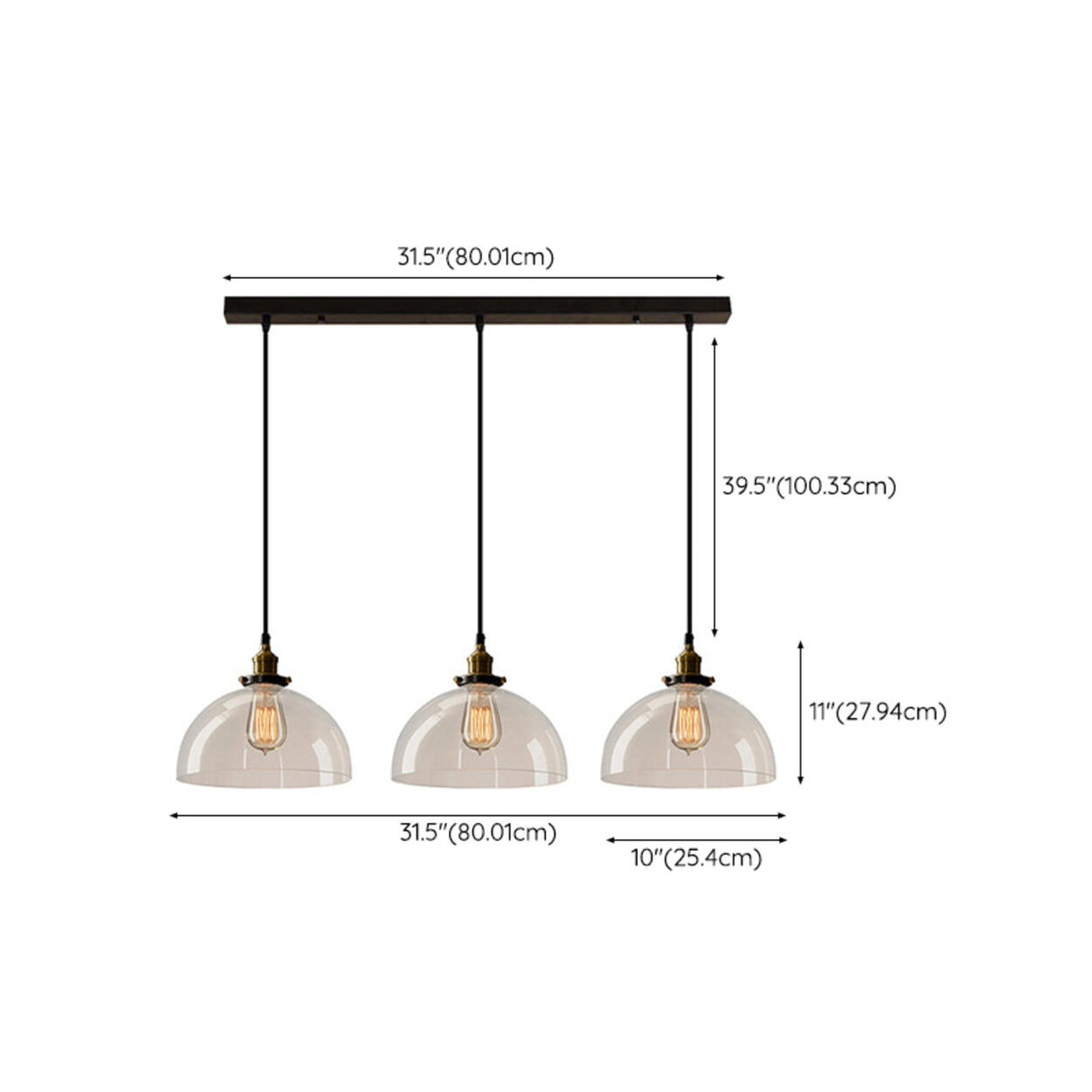 Industrial 4-Light Geometric Island Ceiling Light Image - 18