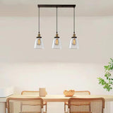 Industrial 4-Light Geometric Island Ceiling Light Image - 6