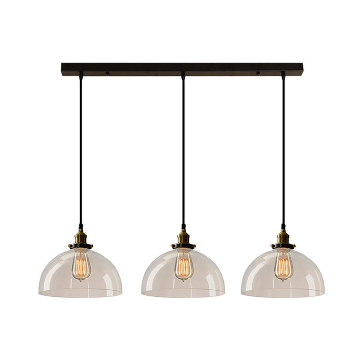 Industrial 4-Light Geometric Island Ceiling Light Image - 7