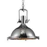 Industrial Adjustable Chain Metal Bell Pendant Lights Image - 3