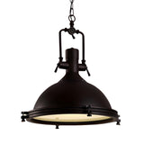 Industrial Adjustable Chain Metal Bell Pendant Lights Image - 5