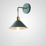 Industrial Adjustable Cone LED Bedside Wall Sconce Image - 4