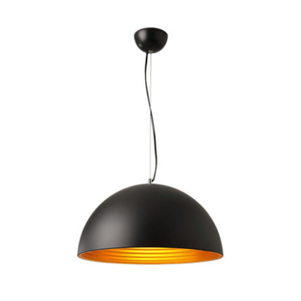 Industrial Adjustable Metal Dome Pendant Light Image - 7