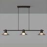 Industrial Black 3-Light Cone Island Pendant Light Image - 12