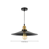 Industrial Black Aluminum Barn Dining Room Pendant Light Image - 22