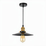 Industrial Black Aluminum Barn Dining Room Pendant Light Image - 7