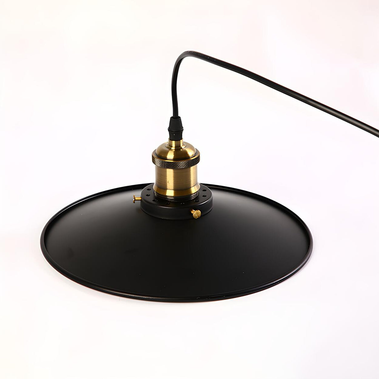 Industrial Black Aluminum Barn Dining Room Pendant Light Image - 8