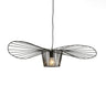 Industrial Black Cage Metal Living Room Pendant Light Image - 5