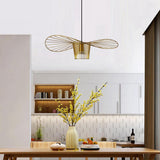 Industrial Black Cage Metal Living Room Pendant Light Image - 8