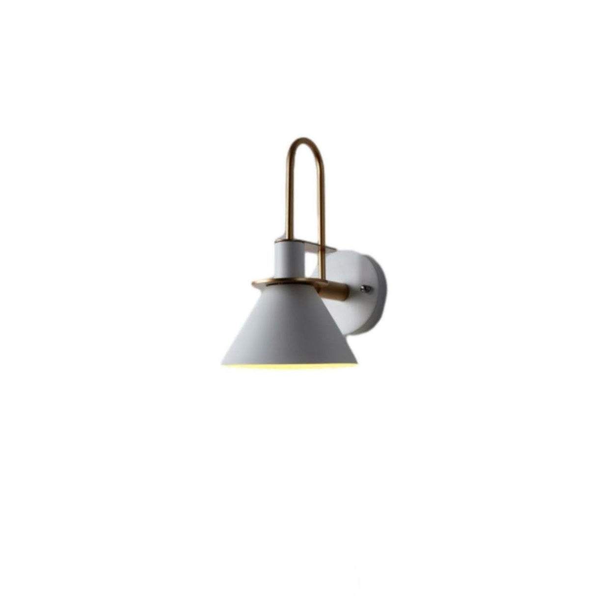 Industrial Black Cone Bedside Metal Wall Sconce Image - 4