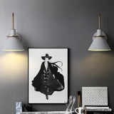 Industrial Black Cone Bedside Metal Wall Sconce Image - 5