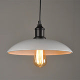 Industrial Black Dome Metal Dining Room Pendant Light Image - 7