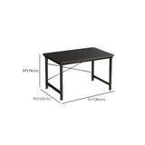 Industrial Black Exterior Shelf Wood Sled Gaming Desk Image - 21