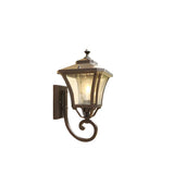 Industrial Black Metal Exterior Wall Lantern Light Image - 7