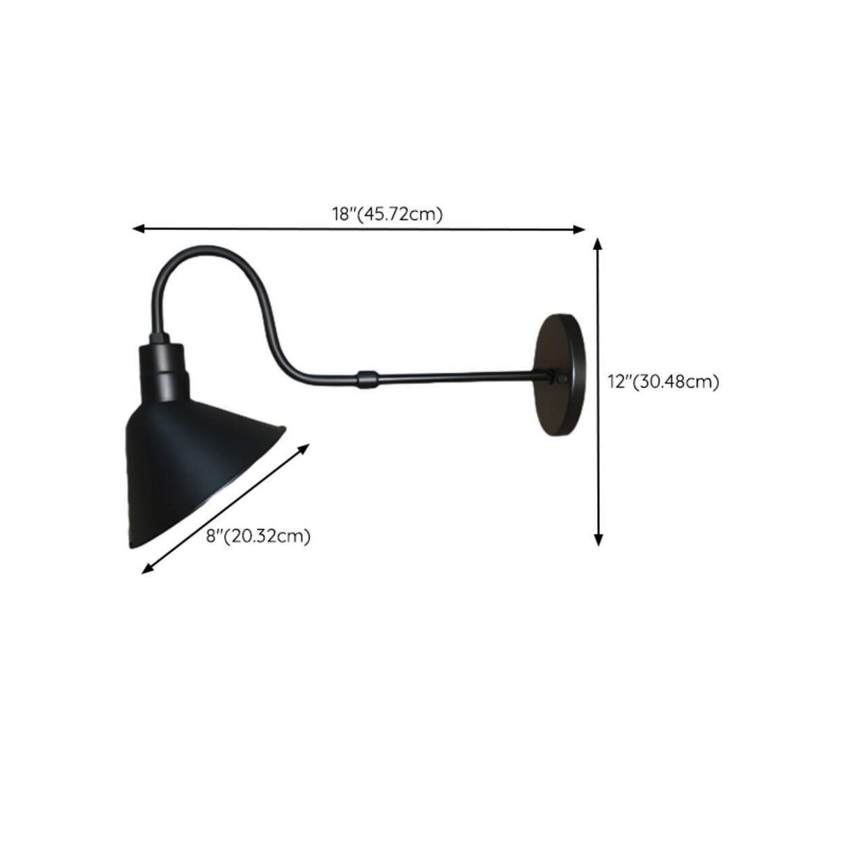 Industrial Black Outdoor Wall Sconce Lights测试测试 