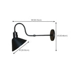 Industrial Black Outdoor Wall Sconce Lights测试测试 #size