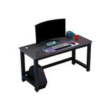 Industrial Black Wooden H-Shape Double Gaming Desk Image - 5