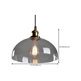 Industrial Clear Glass Pendant Light Flexible Length Image - 14