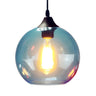 Industrial Colorful Glass Globe Edison Bulbs Pendant Light Image - 3