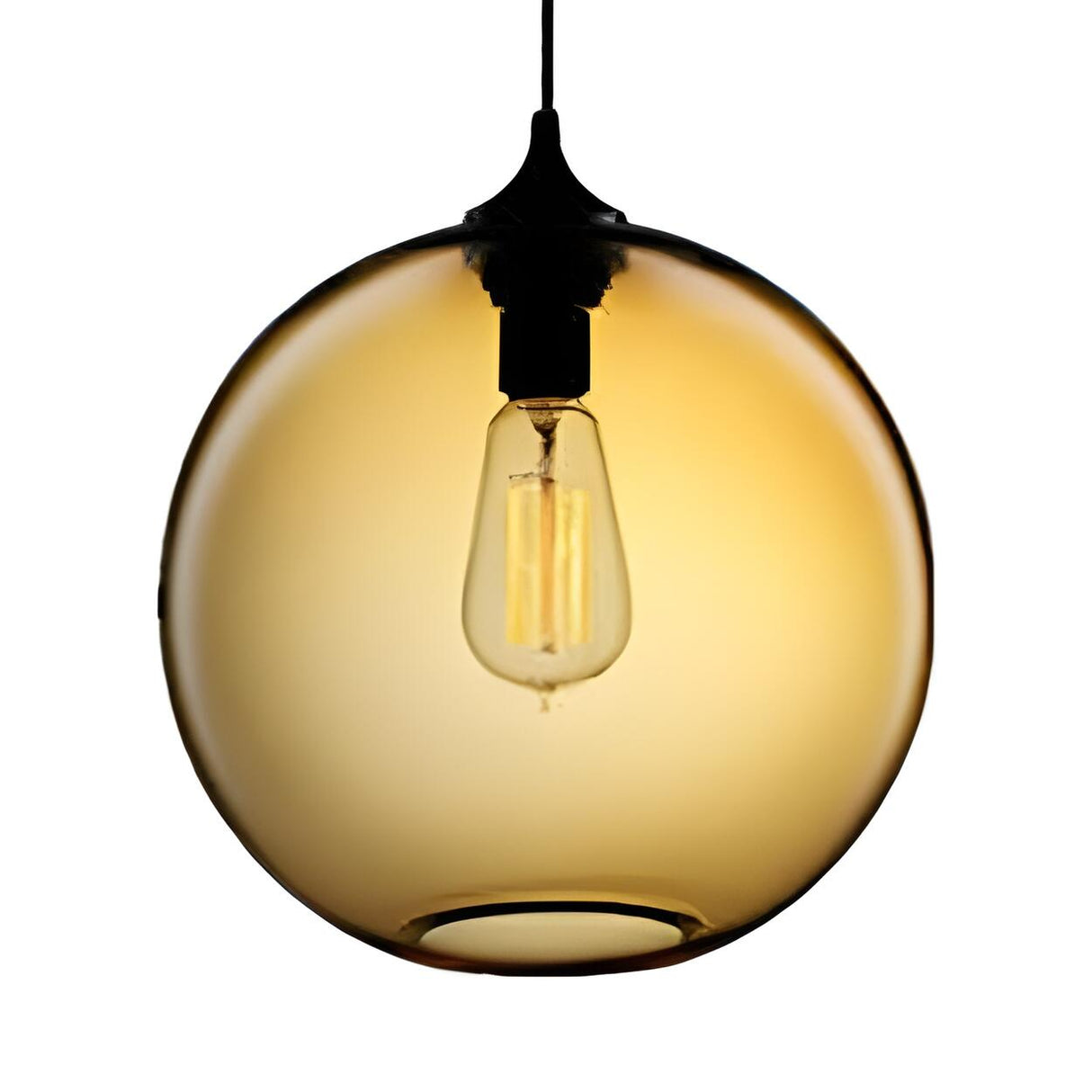 Industrial Colorful Glass Globe Edison Bulbs Pendant Light Image - 4