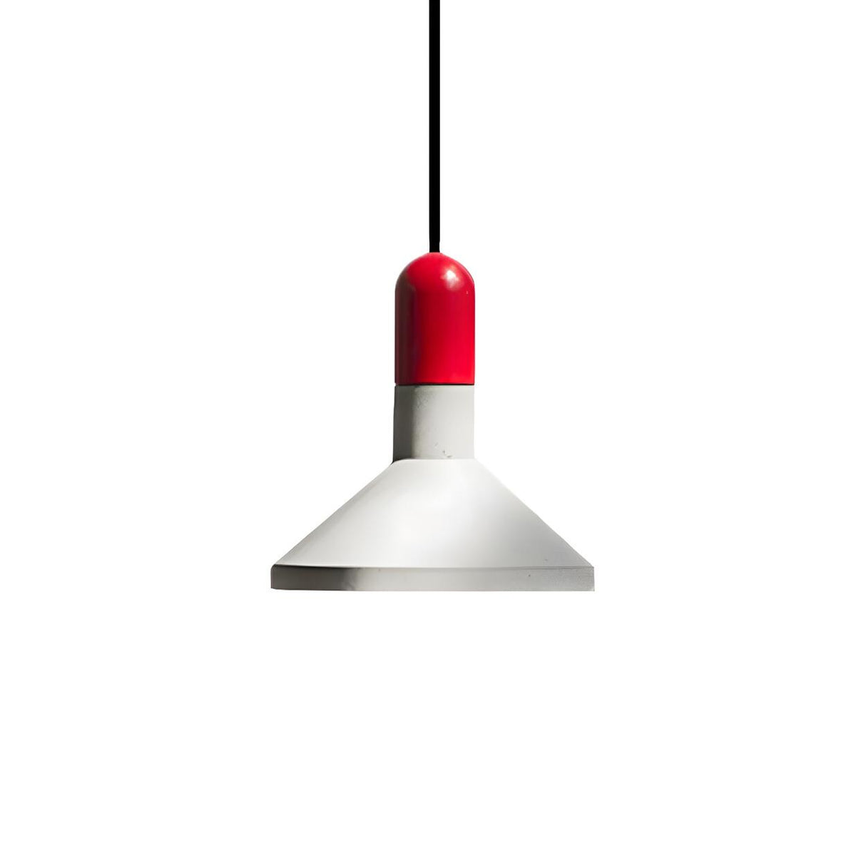 Industrial Concrete Wood Dining Table  Pendant Light Image - 8