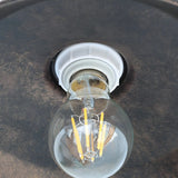 Industrial Cone Mini Iron Black Outdoor Wall Lamp Image - 9