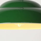 Industrial Green Warehouse Dome Pendant Light Image - 10